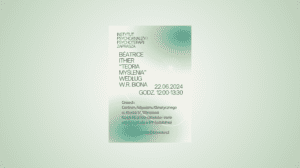 Read more about the article Wykład otwarty Béatrice Ithier: „Teoria myślenia” według W.R. Biona